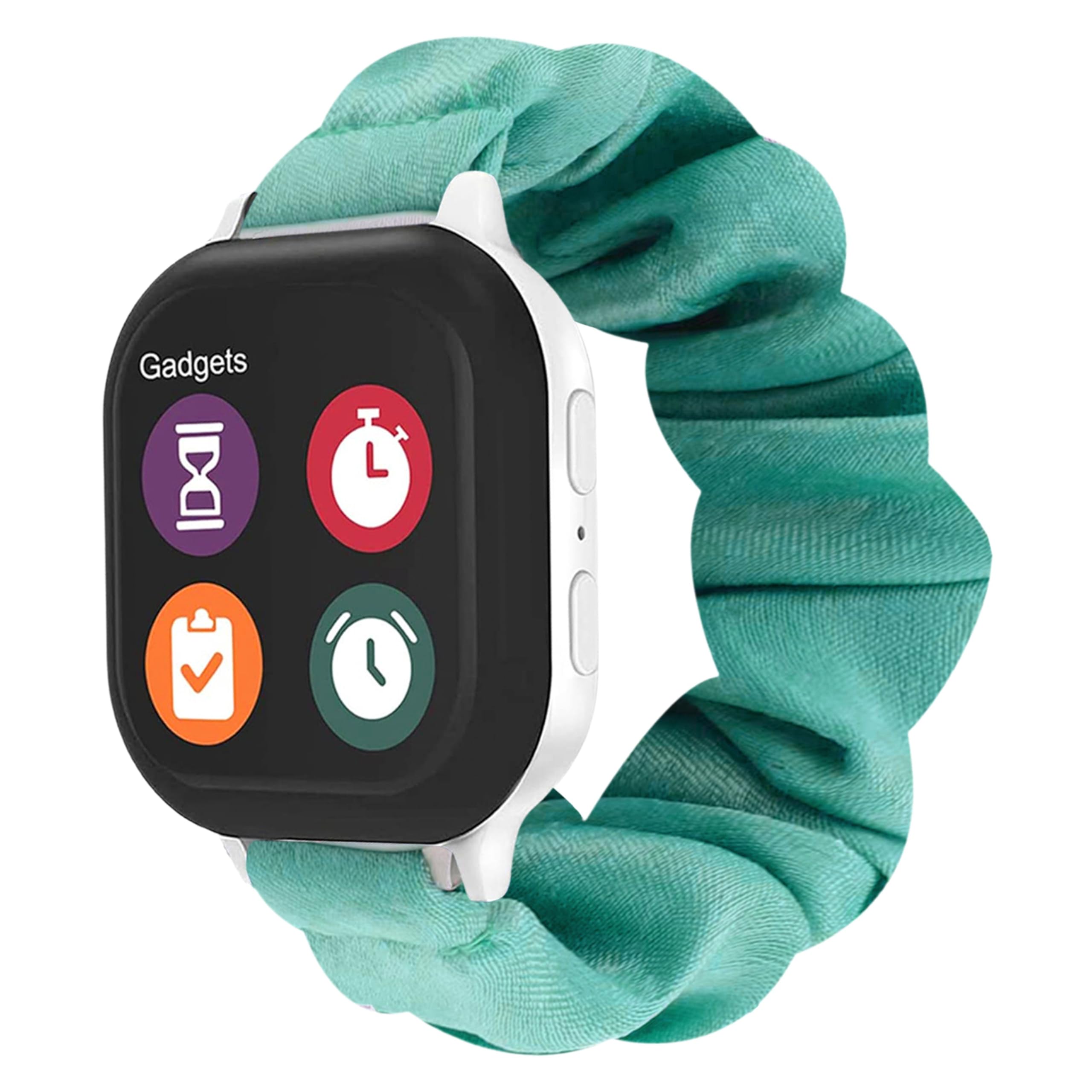 NewJourneyScrunchie Band Compatible with Gizmo Watch 3/2/1, Cute Stretchy Fabric Replacement Band for Girls & Boys