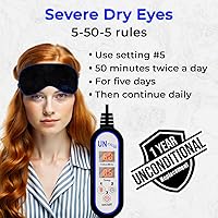 Vista 6 de Controlador de pantalla digital para máscara de ojos calentada: ajustes de calor y tiempo ajustables para almohadilla térmica de ojos, compresa