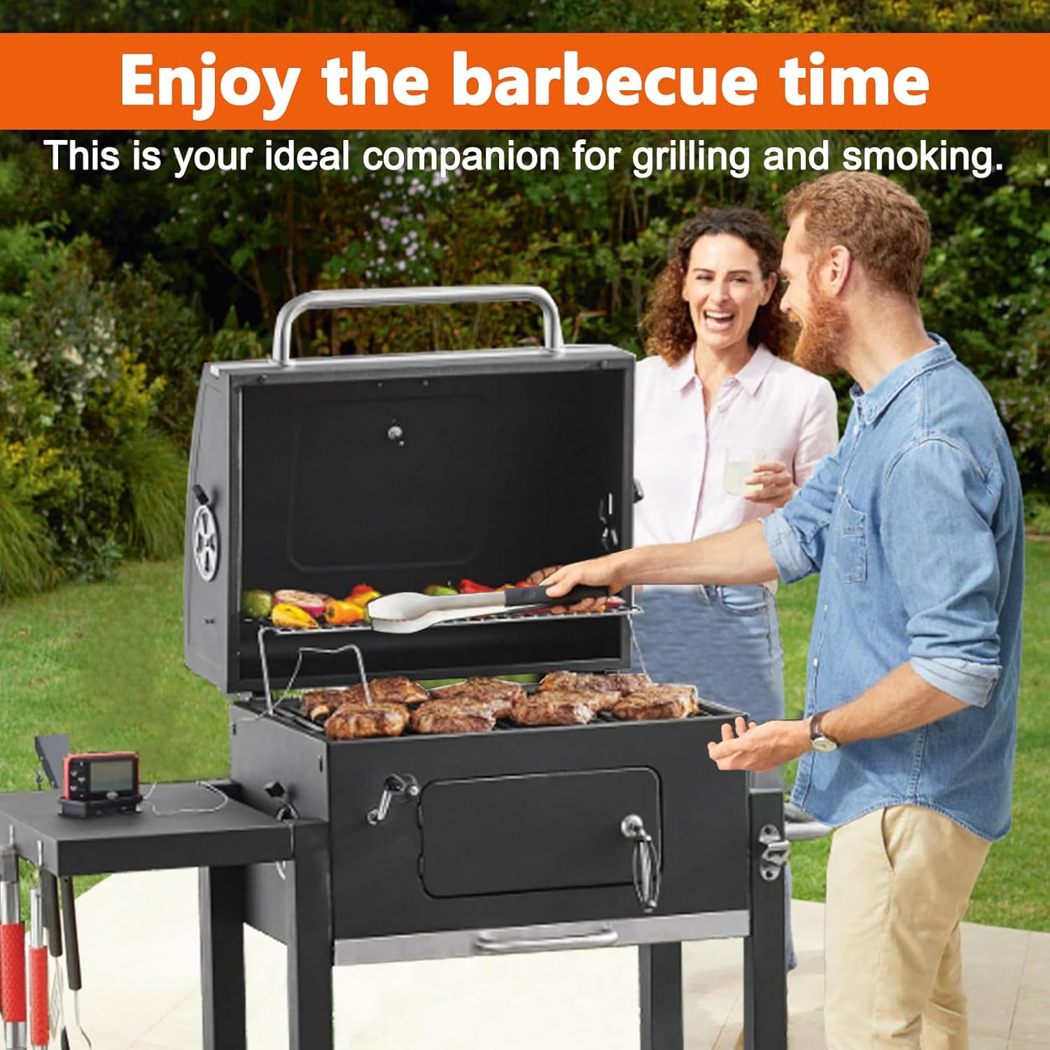 Hiorucet 15-28 Inches Charcoal Tray for PS9900 47183T-21, Smoke Hollow Charcoal Basket for 6500 6800 8500 47183T HC4518L PS9500 SH5000 SH7000 SH19030119 SH19030219 SH9916 Smoke Hollow Grill Parts