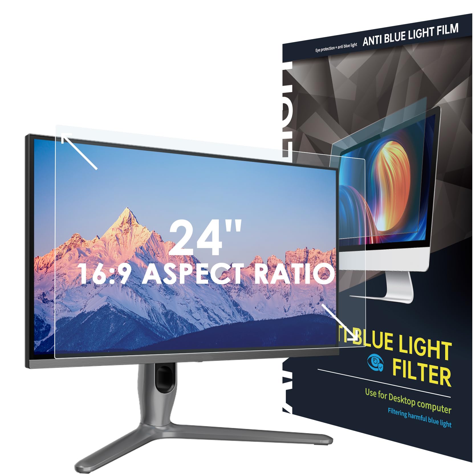 Pellicola Protettiva Opaca Upscreen Per Schermo 19 Pollici (48.3 Cm) - Antiriflesso, Antigraffio - Foto 12