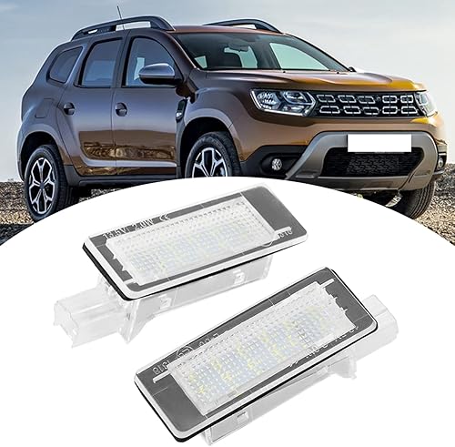 Miniatura 7 de Dacia Duster Number Plate Light,Car Number Plate Lights,License Plate Light 2Pcs Error Car Number License Plate Led Light Lamp Fits For Dacia Duster