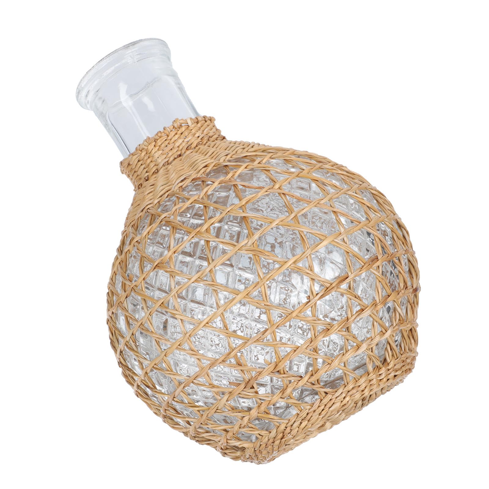 Decorazione da tavolo per matrimonio, 1 vaso in rattan, decorazione per matrimoni, in cristallo, ufficio, decorazione per matrimoni