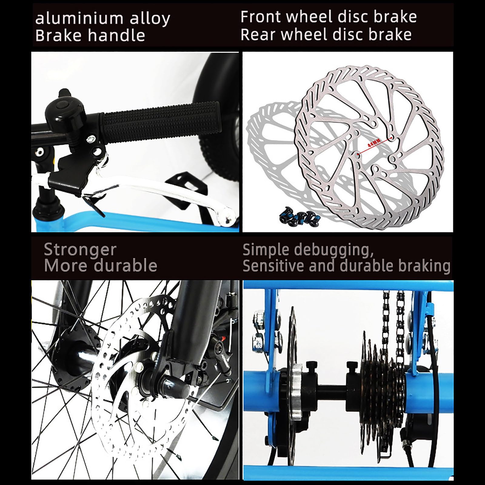 Triciclo De Ruedas Anchas De 7 Velocidades, Bicicleta De Crucero De Tres Ruedas De 20″, Capacidad De Carga De 200 kg, para Paseos Diarios, Compras Y Transporte De Carga Black