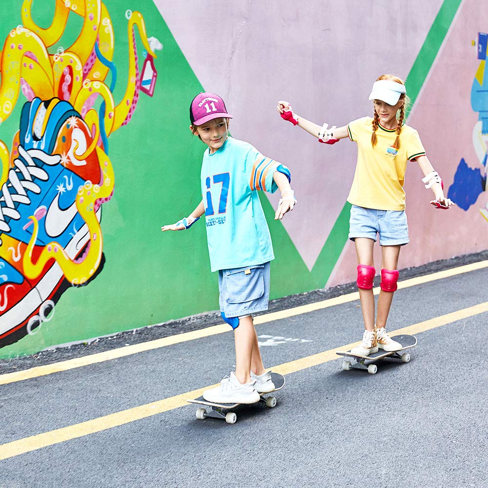 Hikole 3108-1 - Skateboard Unisex-jóvenes, niños, Adolescentes, Adultos