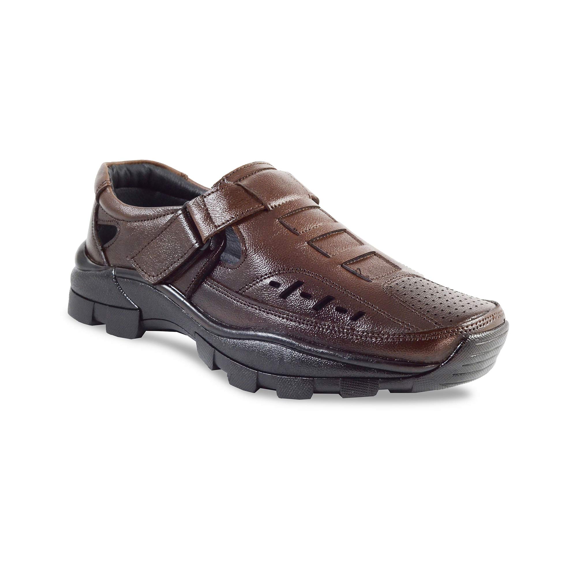 DEGARRO Mens Brown Leather Stylish Strong Formal Sandal 9 (B093LQWKQD) Amazon Price History, Amazon Price Tracker