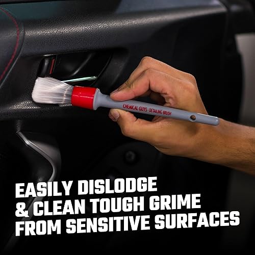Miniatura 3 de Chemical Guys ACC600 - Juego de cepillos para detalles interiores todo en los detalles (ideal para automóviles, camiones, SUV, caravanas y más)