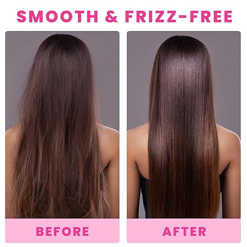 Miniatura 2 de Hussell - Suero para el cabello, sin enjuague con aceites de argán, macadamia y aguacate, vitaminas A, E, Pro B5, acondicionador para mujeres y