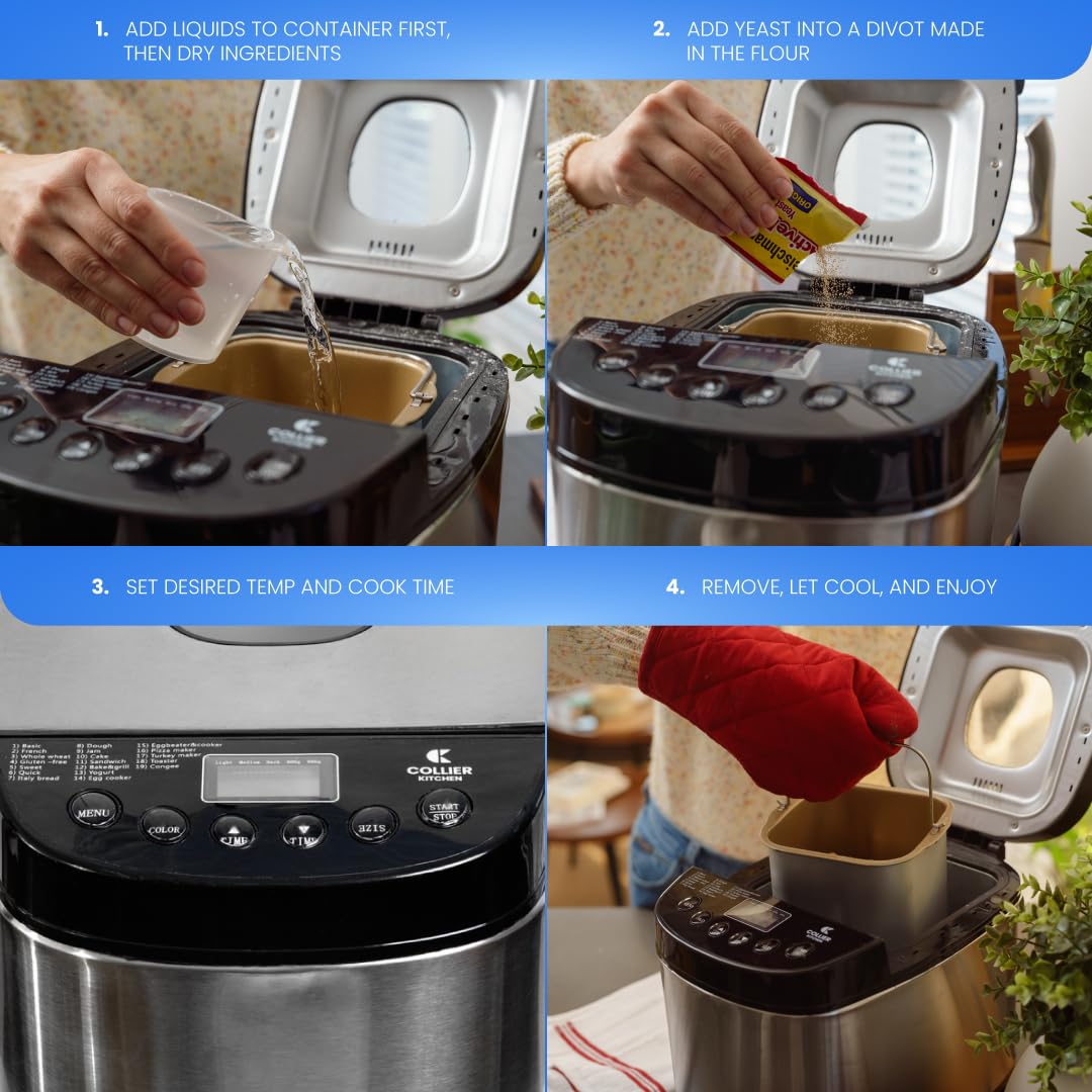 Automatic Bread Maker - Fresh Bread Made Easy -5 Automatic Bread Maker - Fresh Bread Made Easy -5