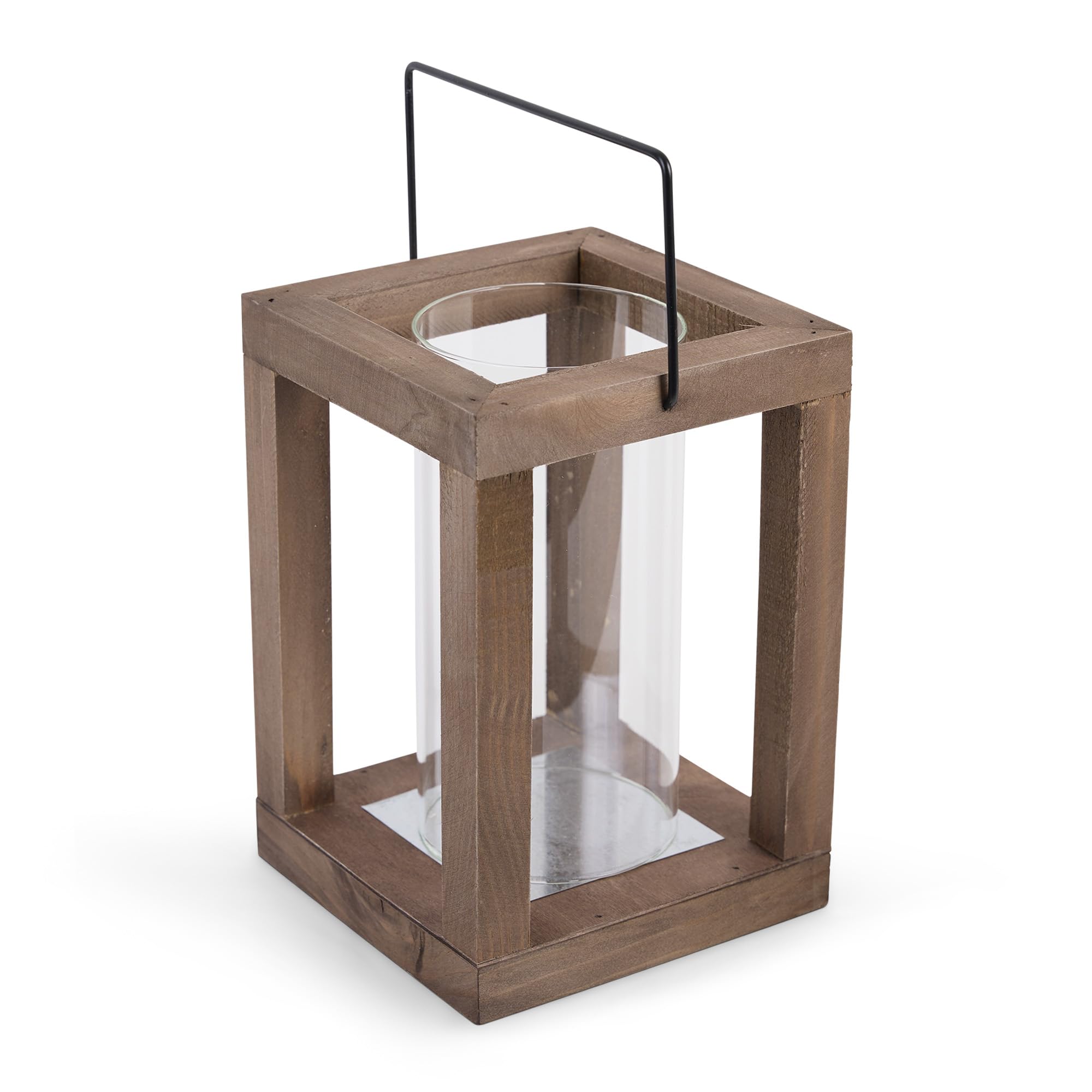Koehler - Farolillo rústico de Madera para jardín, Multicolor, 1,3 x 40 x 30,5 cm