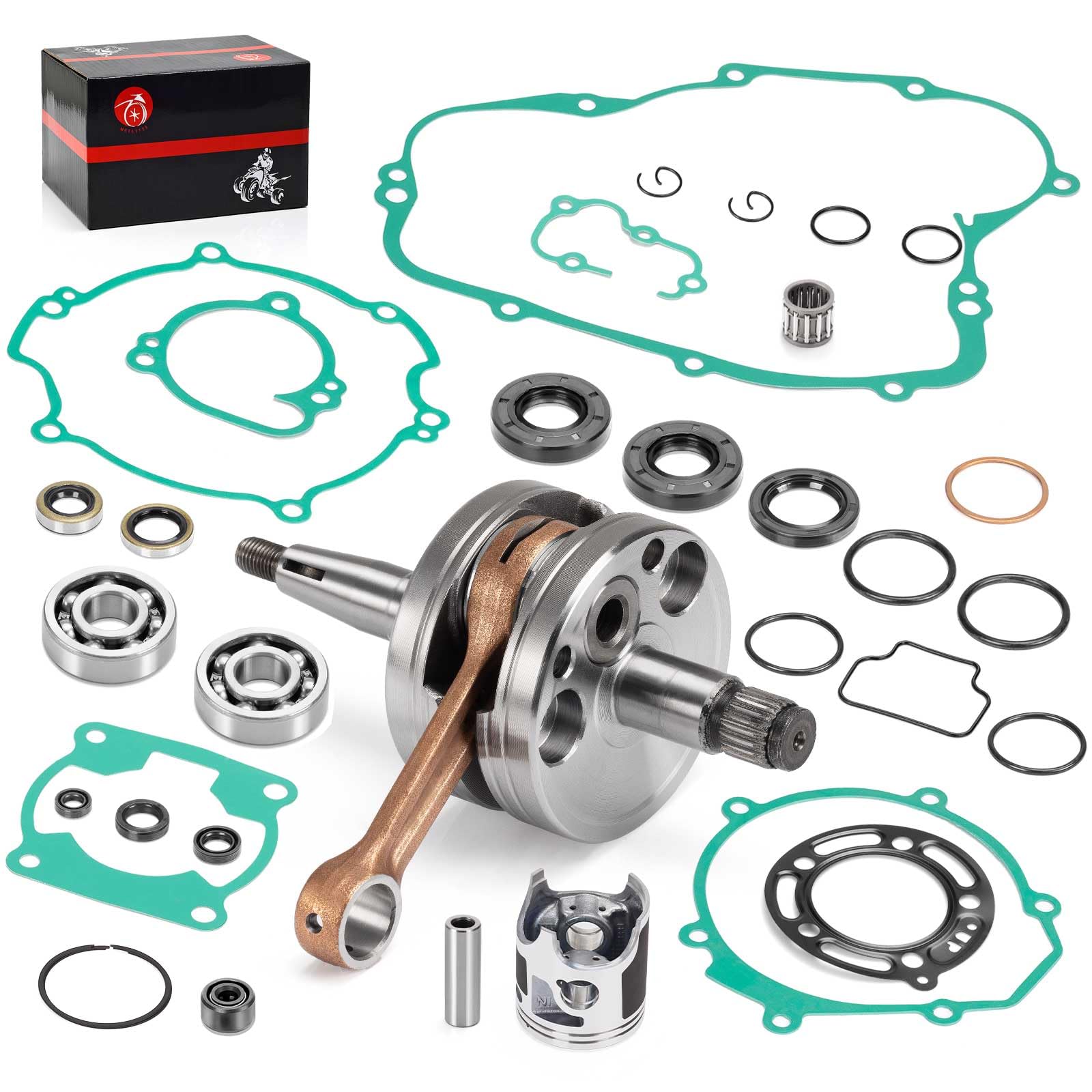 Amazon.com: Engine Rebuild Kit Crankshaft Piston Gaskets Seal For