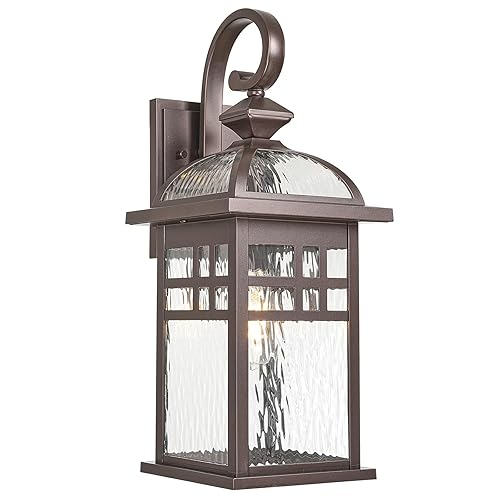Porch Lights Outdoor Waterproof Exterior Lighting Fixture 15 Inch Height