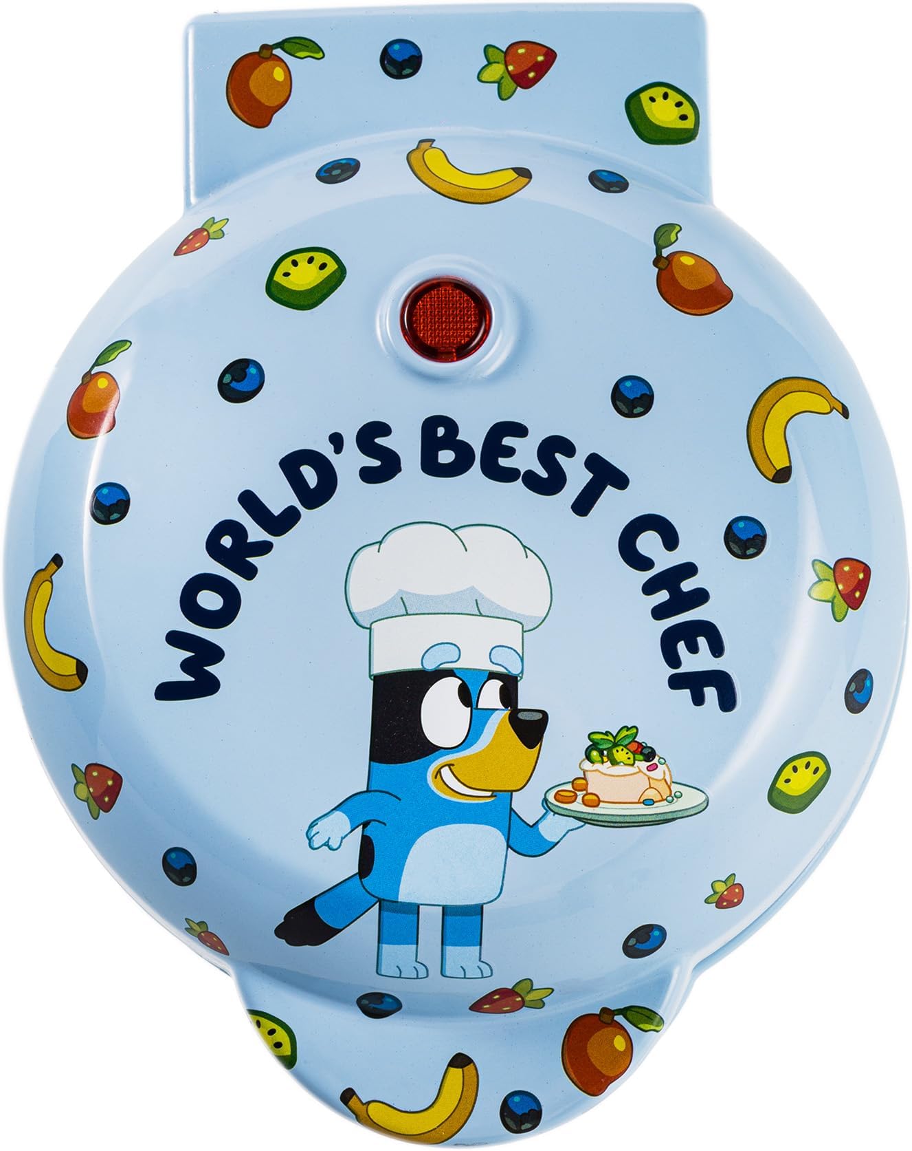 Uncanny Brands Bluey Mini Waffle Maker – Fun Character Waffles – Easy to Use and Clean