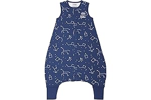 4-Season Baby Sleep Bag with Feet: Merino Wool and Organic Cotton