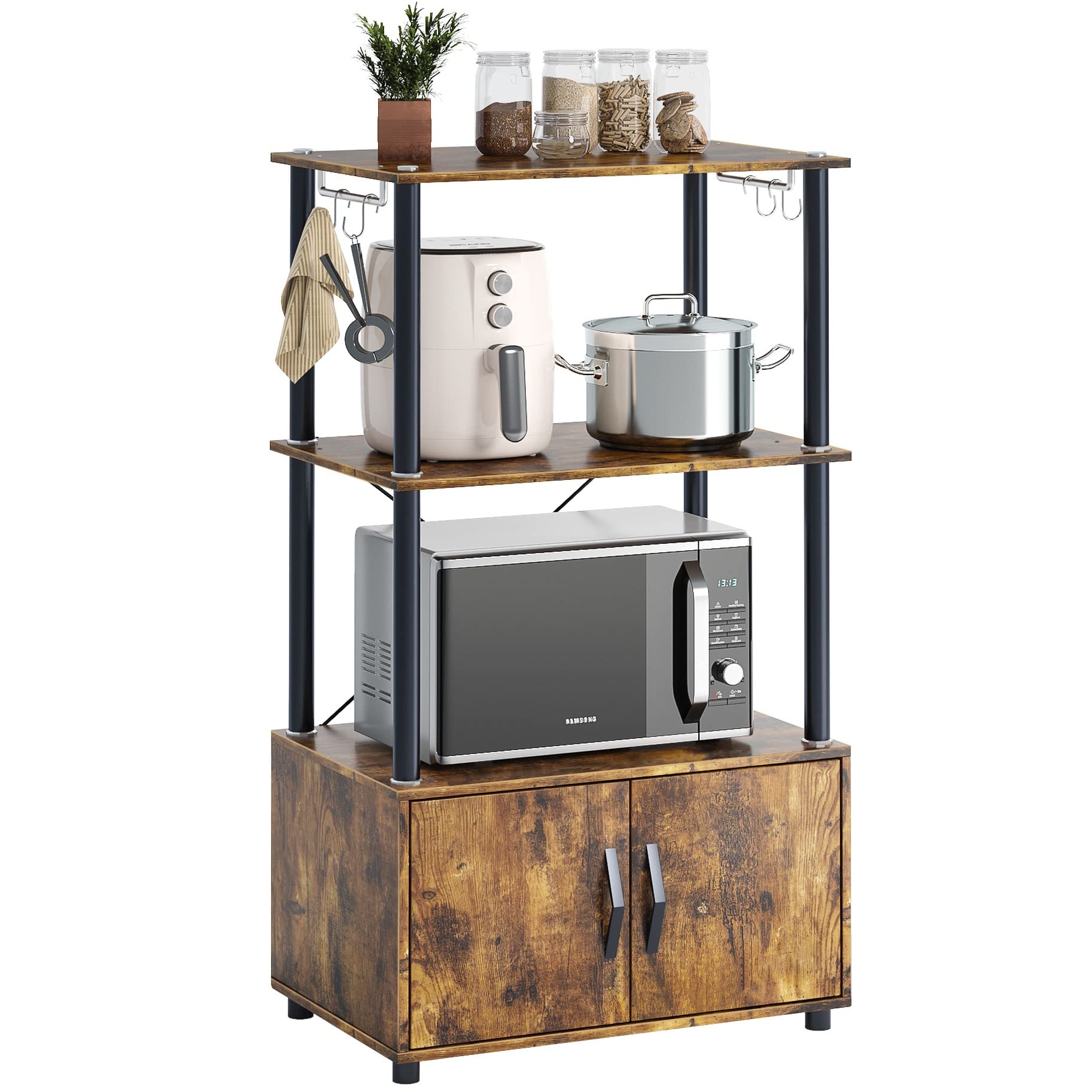 Buy Bestier Microwave Stand Bakers Rack with 3Tier Kitchen