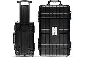 Wheeled Hard Shell Camera Case with Foam for Ultimate Protection