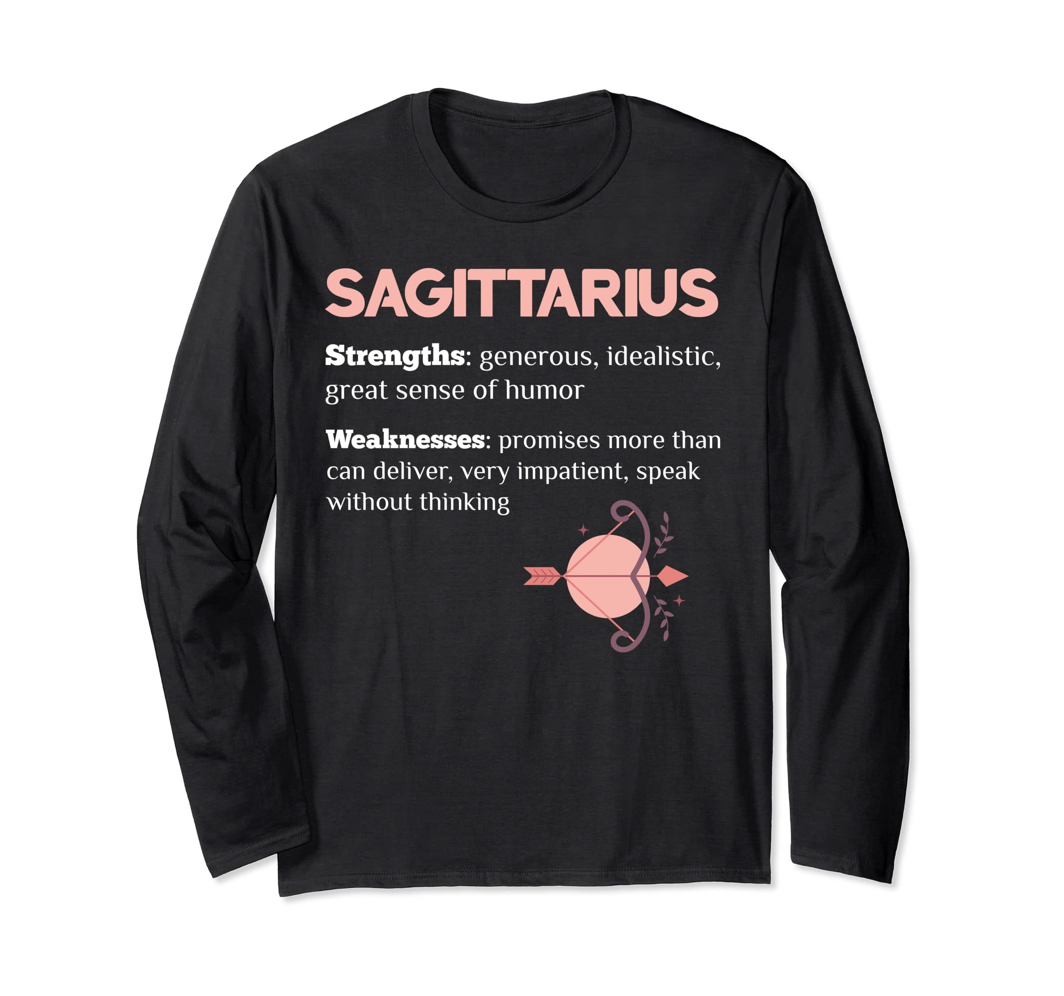 Classic Special AstrologySagittarius Facts Definition Birthday Horoscope Zodiac Sign Long Sleeve T-Shirt