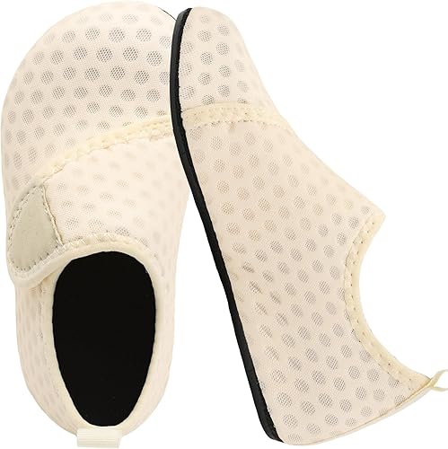 Miniatura 2 de Scurtain - Zapatos acuáticos para niños, calcetines acuáticos de secado rápido con sensación de pies descalzos para niños, niñas y bebés con suela