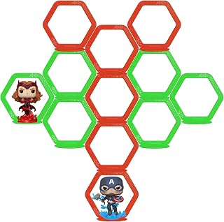12 Sets Display Shelves for Funko Pop Display or Other Pop Figures, Wall Mounted Glow in The Dark