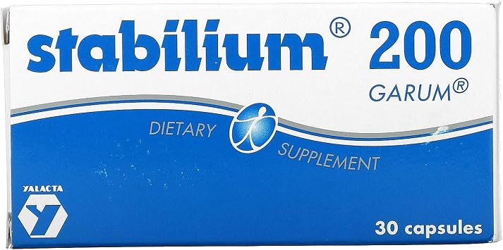Allergy Research Group Nutricology Stabilium 200 - Natural Sleep Aids for Adults, Stress Relief Supplements, Sleep Support, Fish Oil, Vitamin A, Vitamin B6, Sleeping Pills - 30 Count