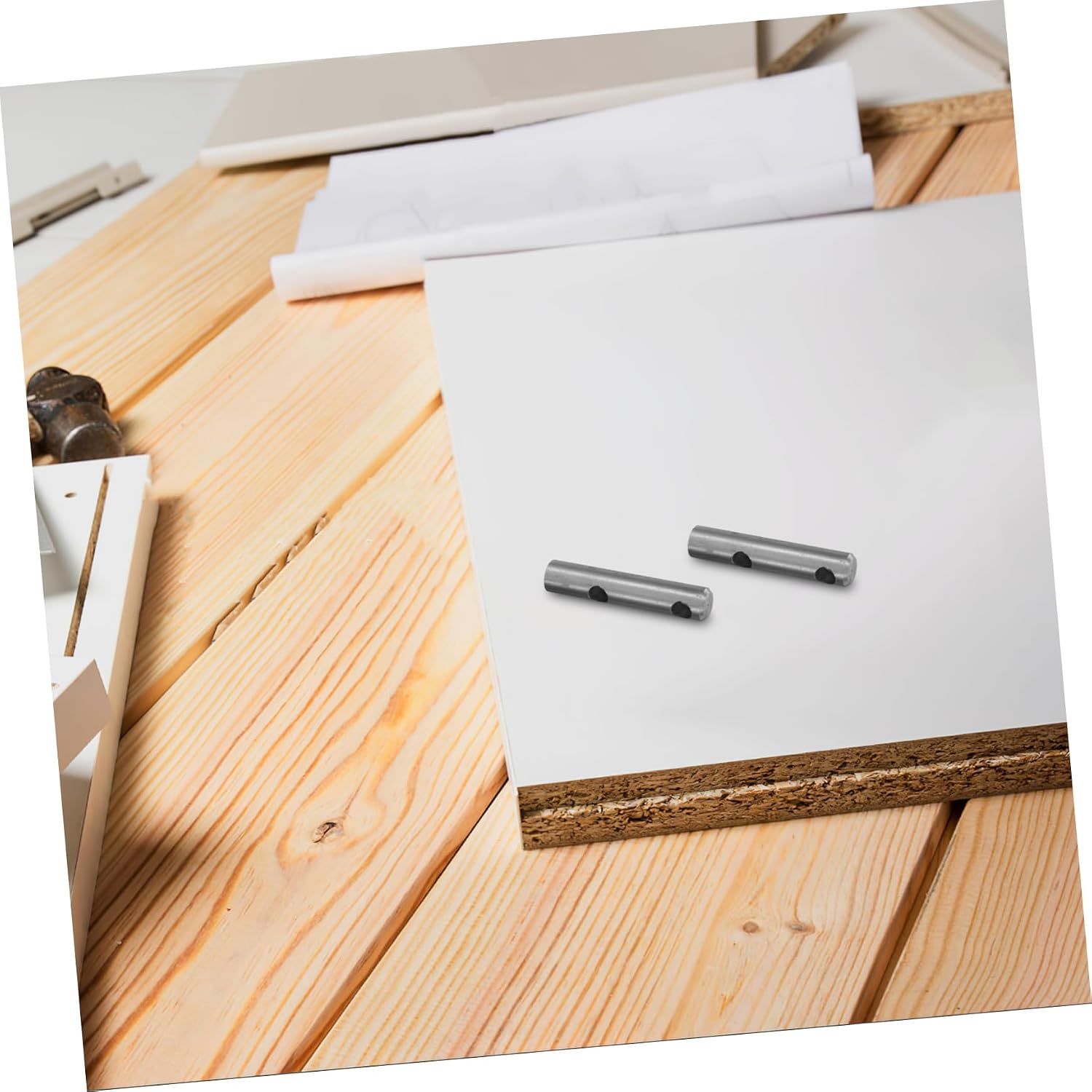 High-Strength Metal Rv Cabinet Connector Posts Easy Install Stainless Steel Railing Hardware for Rv Decor