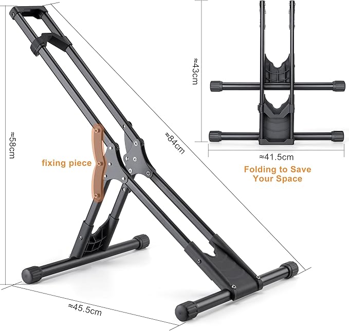 Soporte de bicicleta CXWXC para piso - almacenamiento de bicicleta interior miniatura 2