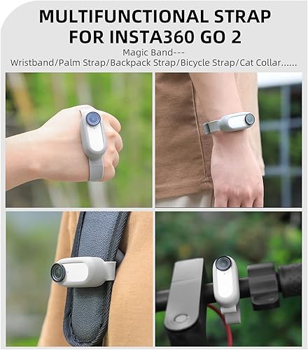 Miniatura 6 de Go 2 - Funda para cámara Insta360 Go 2, soporte adaptador de silicona para DJI Mini 3Mini 3 proSEMini 2Air 2s Drone Accesorios pulsera, bolso de