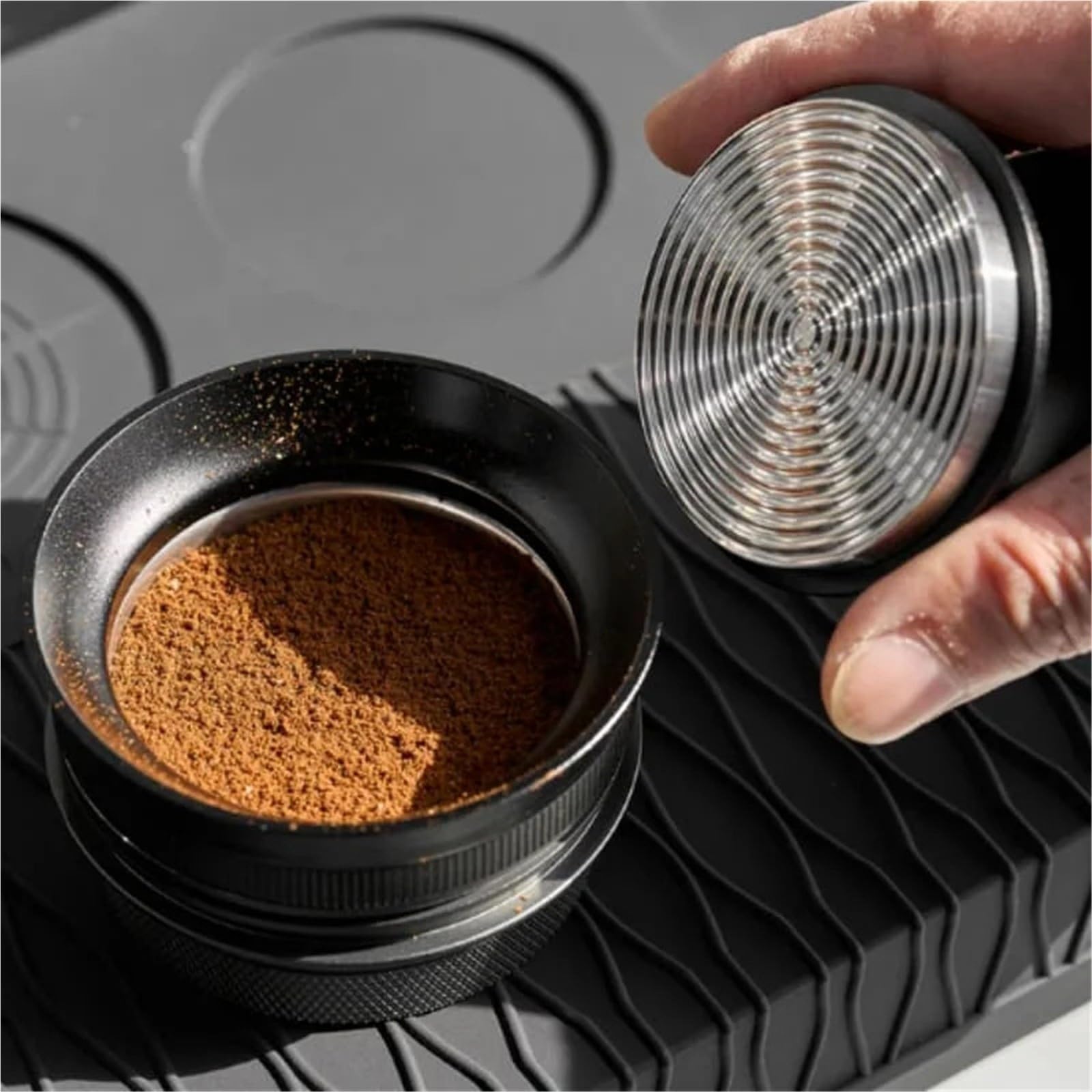Kit Tamper, Compatibile Con IKAPE, Mini 51mm Imbuto Magnetico 58mm