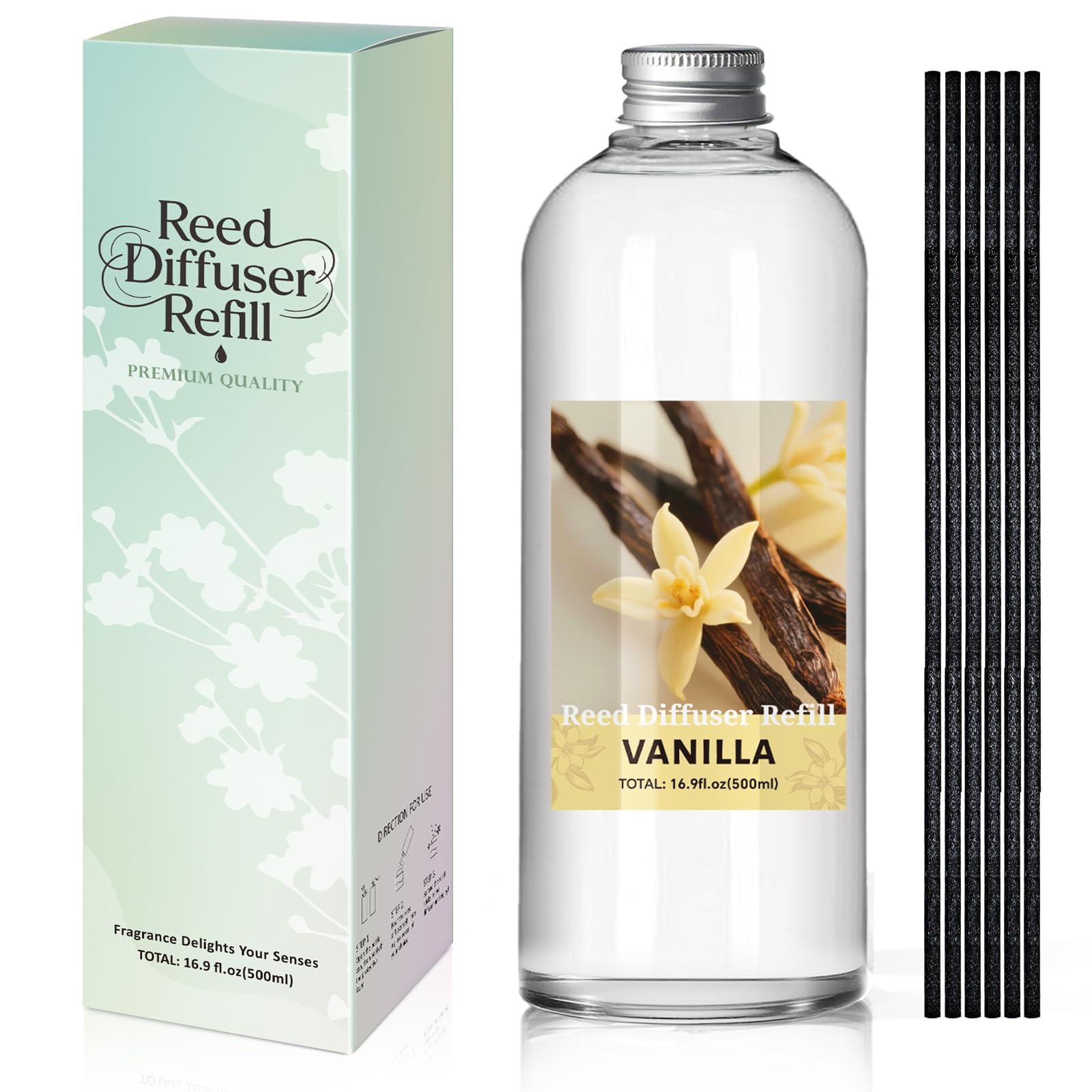 SCENTORINI Raumduft Nachfüller Ozean 500ml, Duftöl Nachfüllflasche für Diffuser – Langanhaltender Aroma Refill für Wohnzimmer, Schlafzimmer, Badezimmer