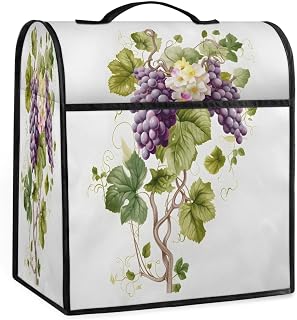 Flower Grape Tree Cover Dust Cover for All 4.4-7.6 Litre Blender Coffee Machine Dust Cover Stand Mixer Dust Cover for Kitchen Mixer Accessories
