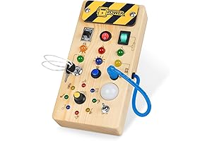 LED Light Airplane Toddler Sensory Toy