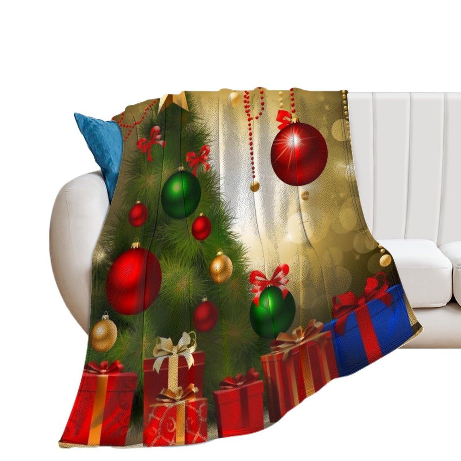 Couverture Noël en flanelle premium : douceur et chaleur pour l'hiver