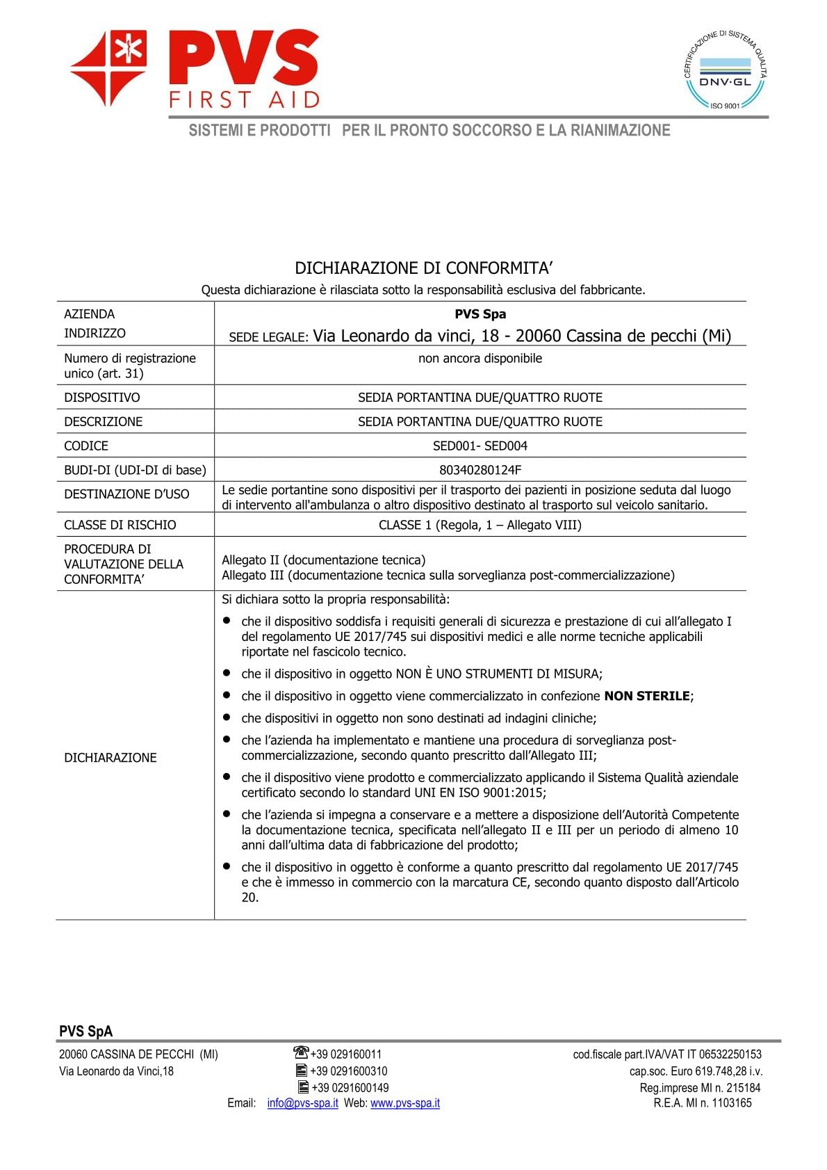 Gima 34074 Barella Carrozzina a 4 Ruote