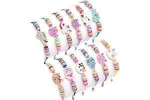 Lorfancy 12 Pcs Bracelets for Girls Kids Toddler, Perfect for Cat Favors!