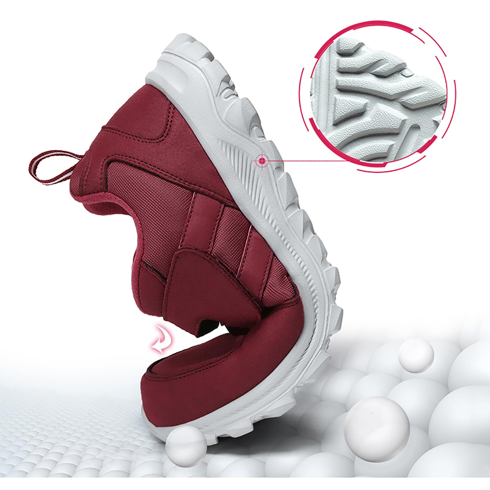 Diabetiker Schuhe Damen Extra Weit Klettverschluss Orthopädische Gesundheitsschuhe Herren rutschfeste Atmungsaktiv Freizeitschuhe Senioren Walkingschuhe für Geschwollene Füße