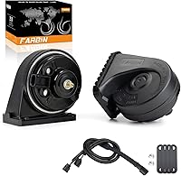 Vista 9 de FARBIN Bocina de coche compatible con Toyota/Lexus/Subaru 12V impermeable bocinas automáticas fuertes con enchufe de bocina de 1 a 2
