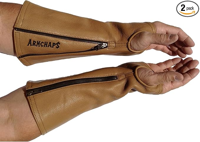 Arm Chaps Leather Protective Sleeves Arm Guard