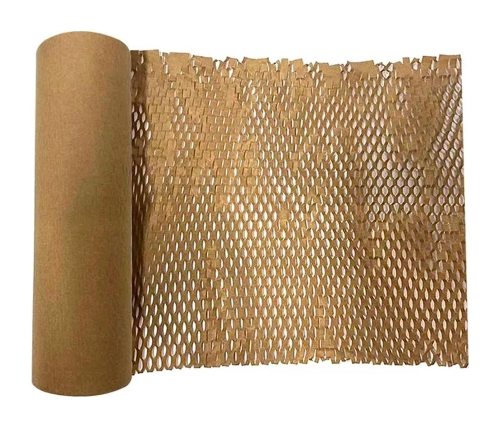 Rouleau de papier d'emballage Kraft en nid d'abeille