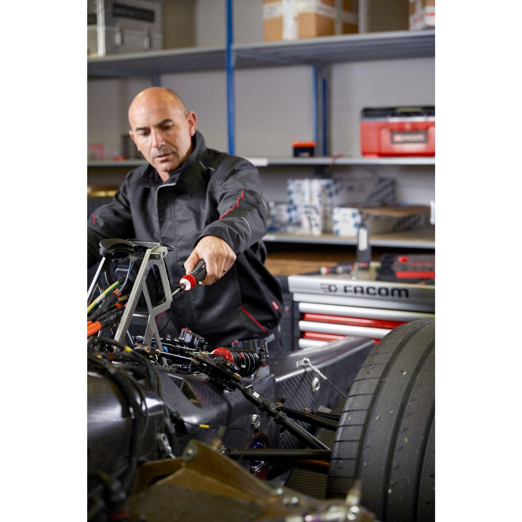 FACOM - Destornillador asistido E-PROTWIST de 4 V con brocas Torx PH-PZ-6, juego de 12 piezas - ATPA4V.J12APB