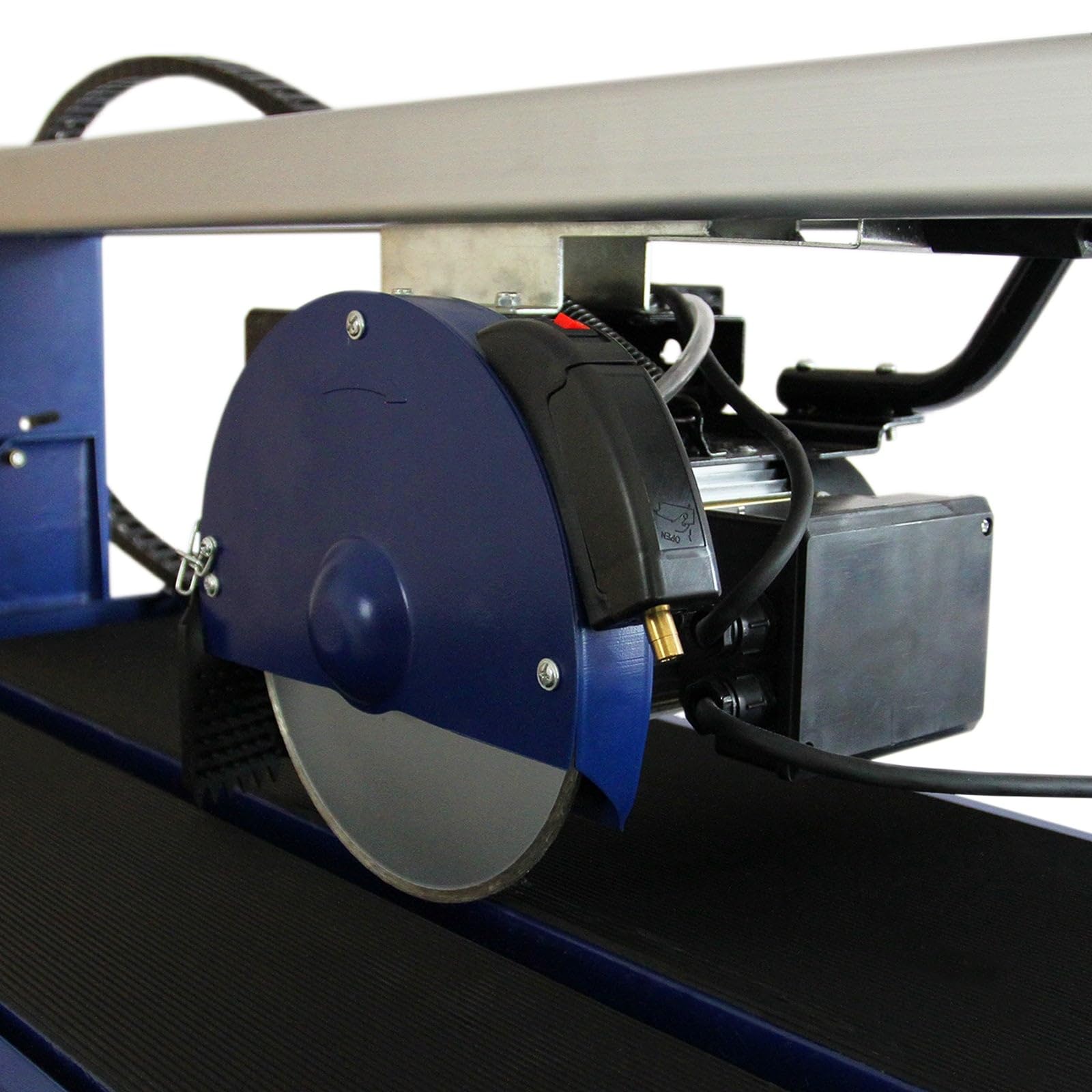 Scie à Carrelage sur Table de Sciage de 1200mm, Coupe Carreaux Électrique, Scie de Table, Moteur Robuste de 1400W, Angle de couple 0-45°, Portable [2x Lames Diamantées & Laser Guide de Coupe INCLUS]