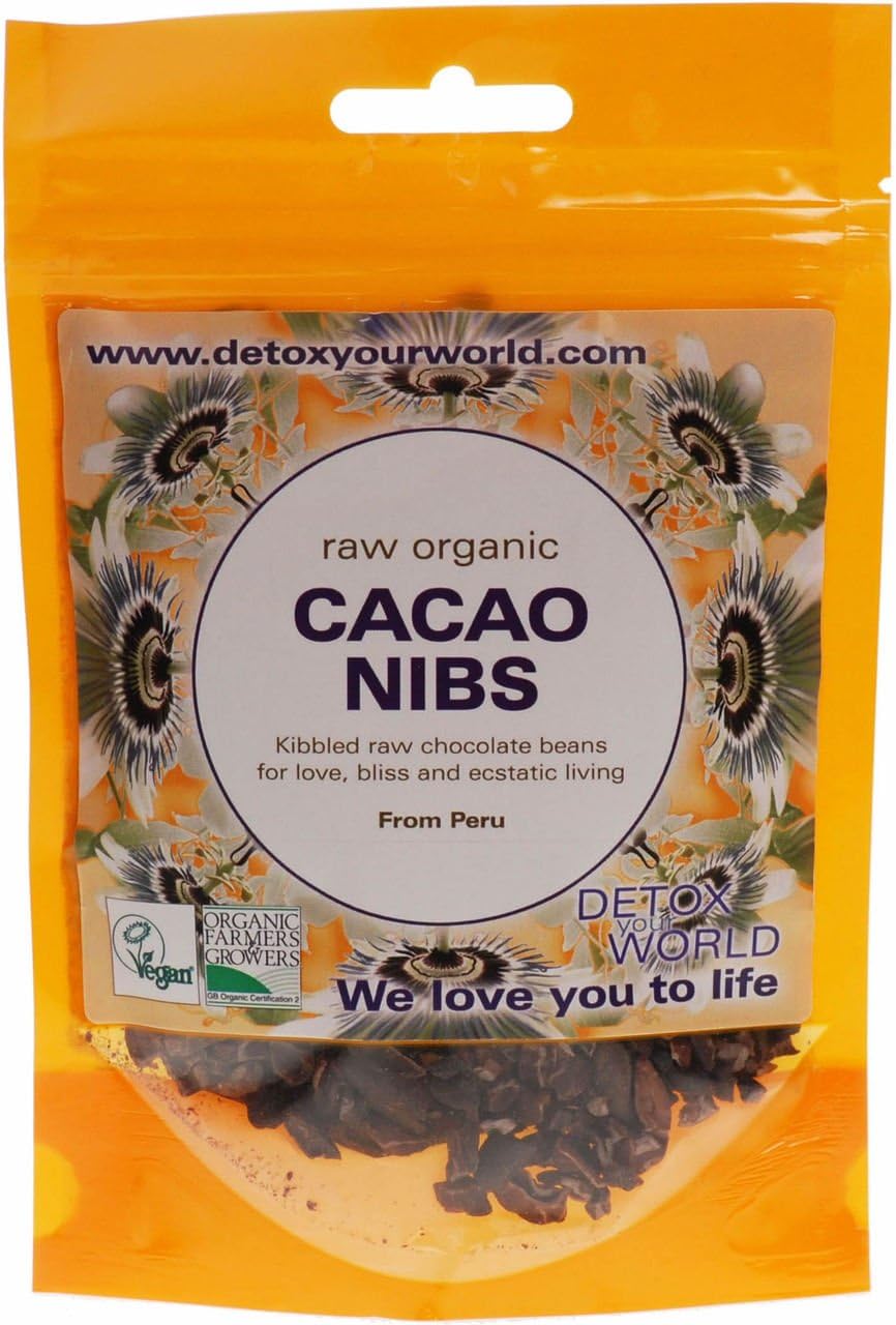 (12 Pack) Detox Your World Org Cacao Nibs 100g 12