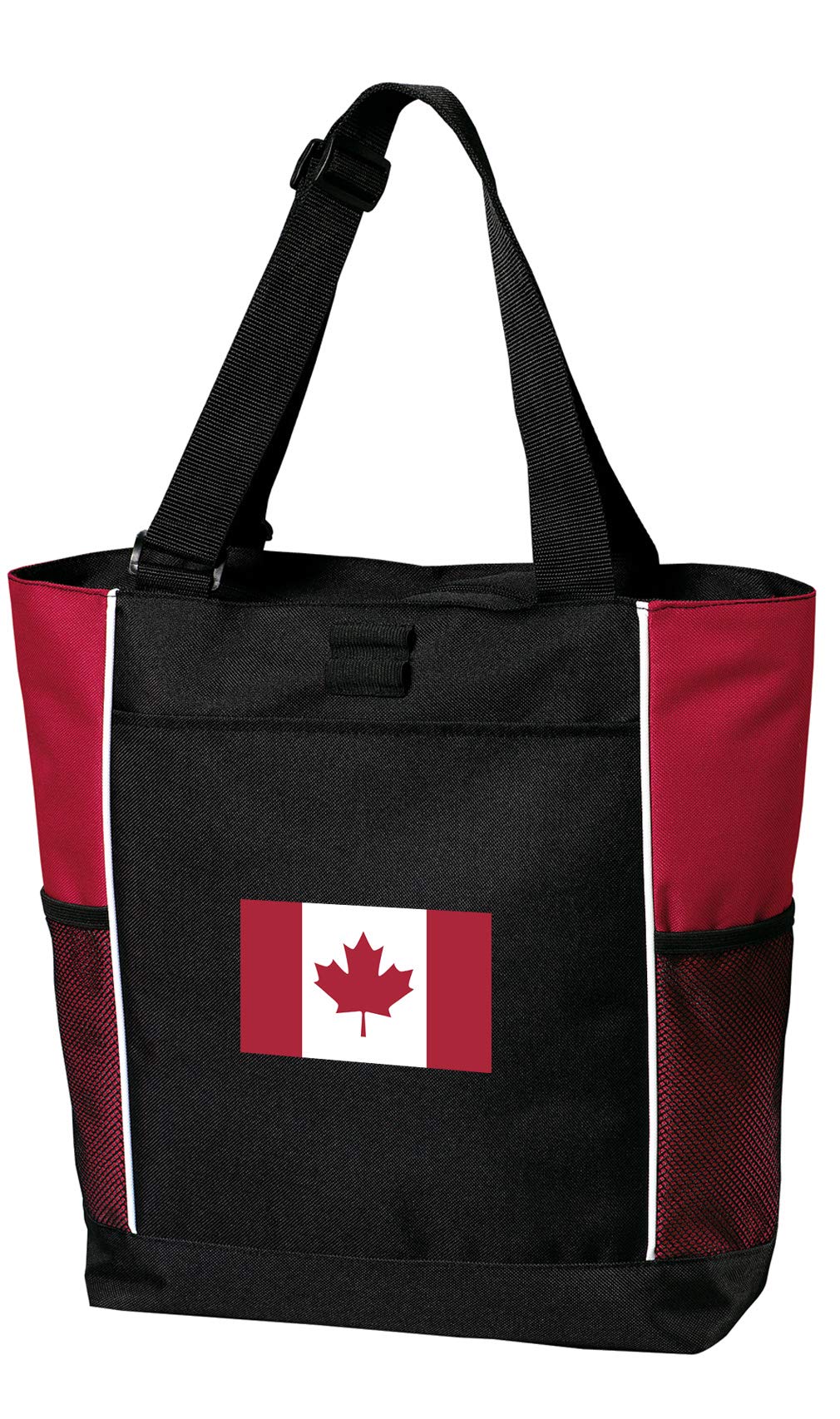 Canada Flag Tote Bags Red Canada Totes Beach Travel