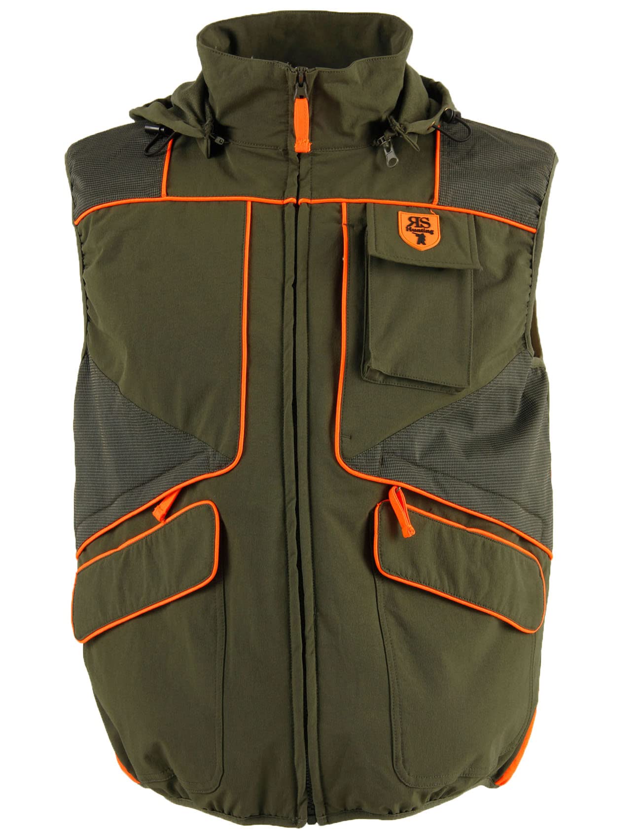 fratelliditalia.org Gilet multi tasche con caldo pile ampio carniere Bordini alta visibilita