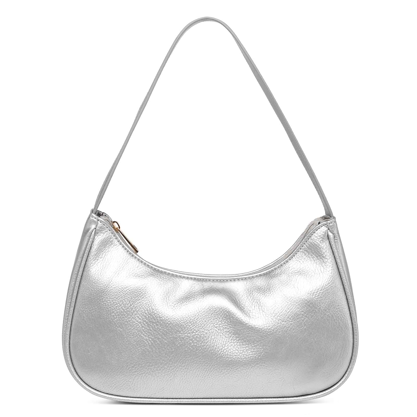 Afashor Shoulder Bags for Women Vegan Leather Hobo Sling Tote Handbag Retro Clutch Purse with Zipper Closure