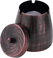 Vista 9 de Ceniceros para exteriores para patio con tapa, bandejas de cenizas con cubiertas, cenicero inodoro, juegos de bandejas de cenizas para cigarrillos