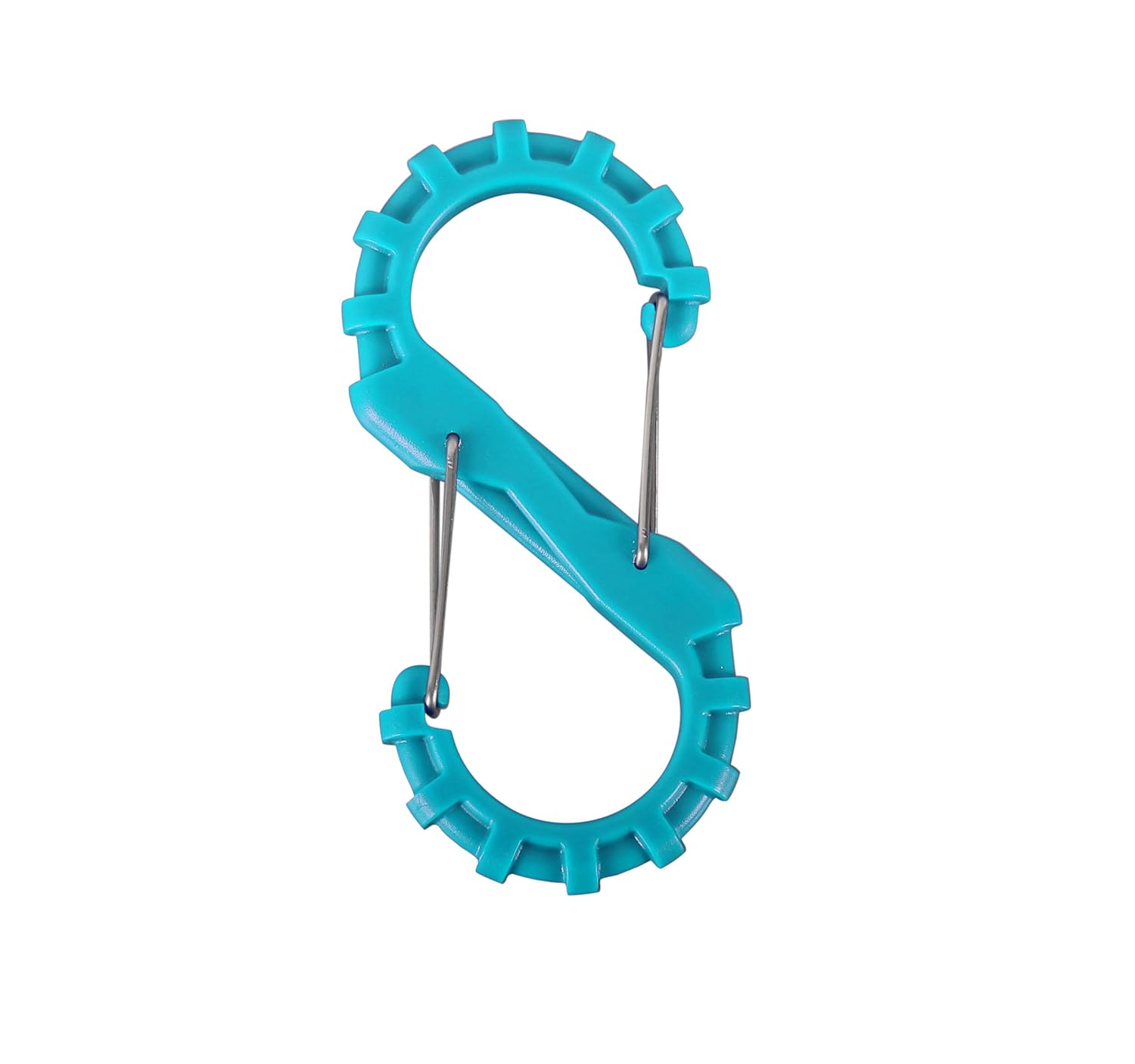 FECA Double Gated S Hook Carabiner Microlock SBiner Blue Amazon.in