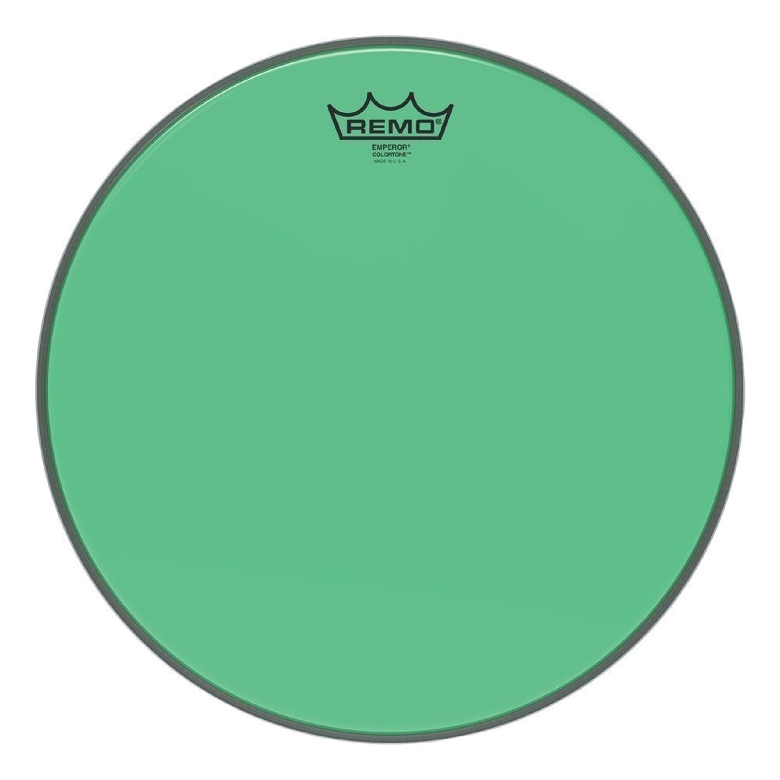 Remo Drumhead Colortone Emperor Clear Green – 14" – BE-0314-CT-GN
