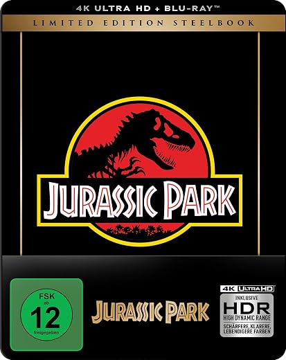 Jurassic Park (Steelbook, 4K-UHD+Blu-ray)