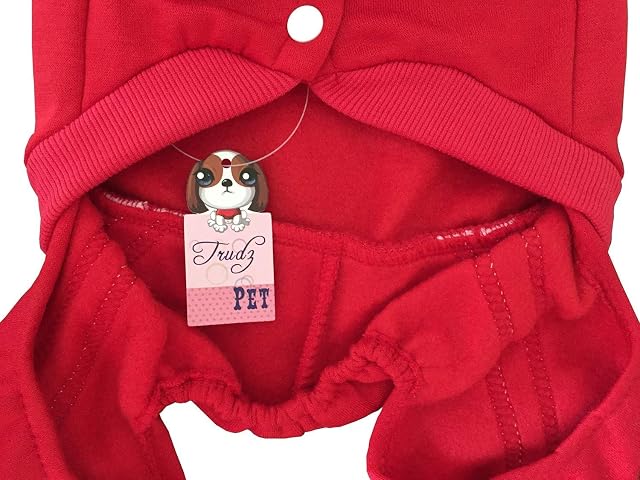 Foto 4 de 7 de Sudaderas con Capucha para Perros Ropa para Perros Mono de 4 Piernas Suéter Lana Invierno Cálido Algodón…