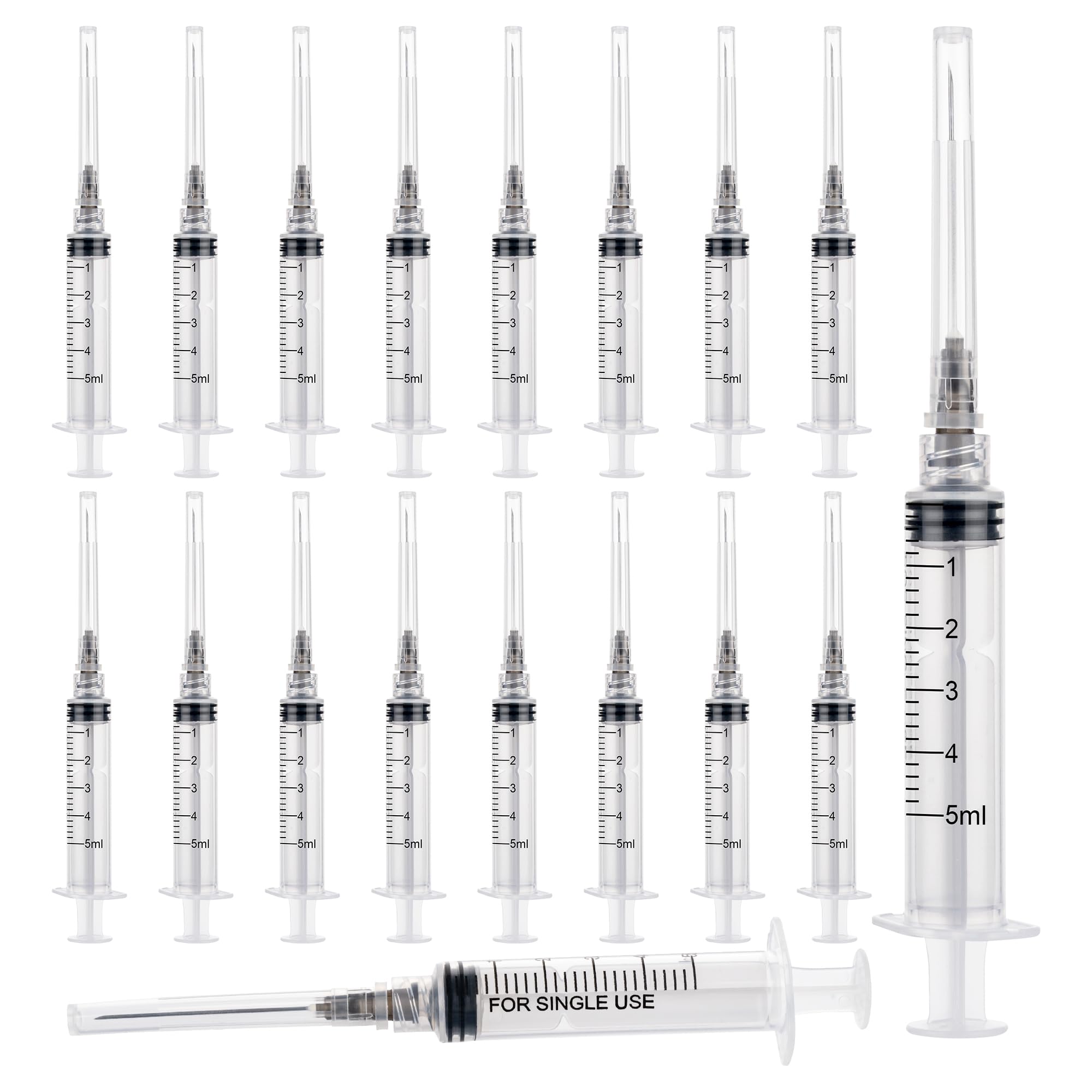 25 Gauge 1 inch Syringes Luer Lock Disposable Syringes for Scientific Labs, Industrial Adhesives, Refilling Inks,Individually Wrapped,100 Pack — Amazon image 13
