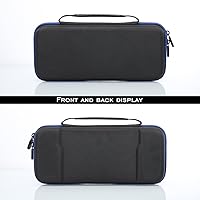 Vista 19 de Rog Ally Handheld Case, EVA Waterproof Hard Shell Protective Travel Case with Inner Transformable Game Console Stand, Flannel Soft Lining, Double